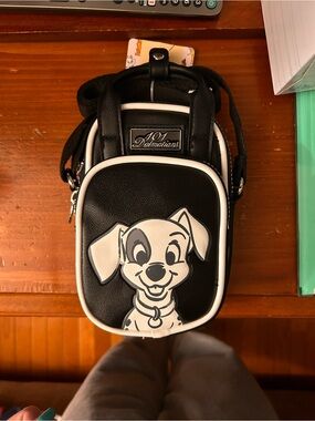 NWT Disney 101 Dalmatians Black & White Crossbody Bag